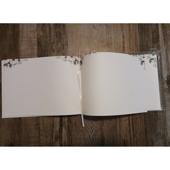 Linen Hard Cover Guest Sign Book - Picture 2 of 7
